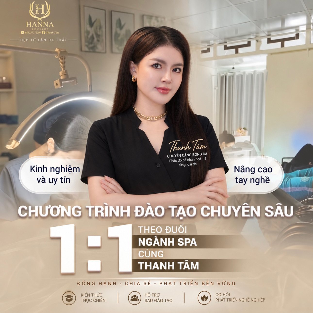 Chương trình đào tạo chuyên sâu 1:1 cùng Thanh Tâm