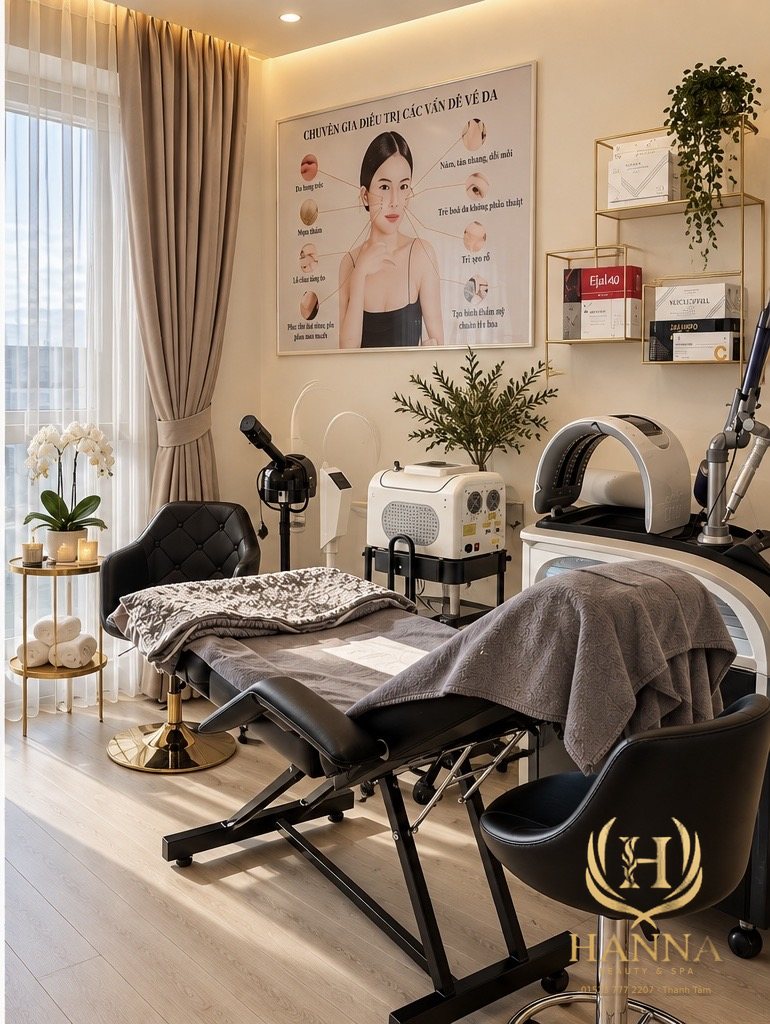 Khu vực thiết bị điều trị da